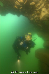 Green cave-diving by Thomas Lueken 